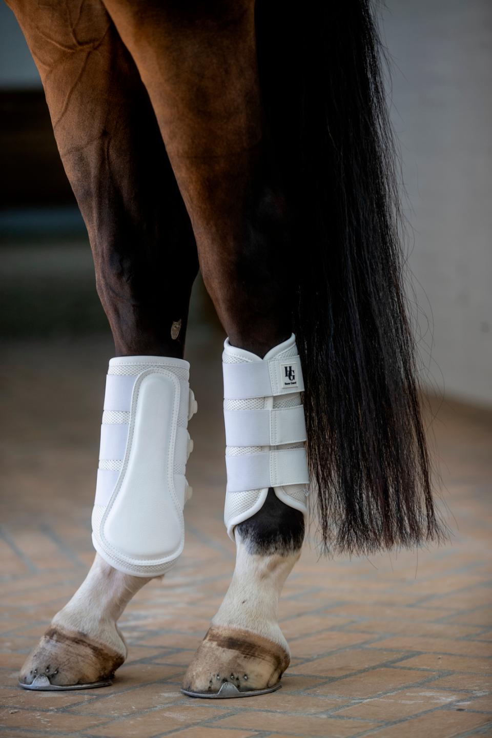 HorseGuard Timothy Mesh Dressur Gamacher – STR S – HVID