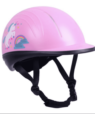 QHP Joy Ridehjelm lyserød