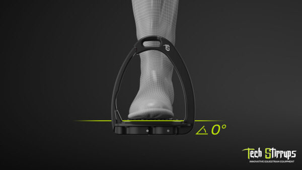 Tech Stirrups Venice Sloped Evo, Sort - Image 2