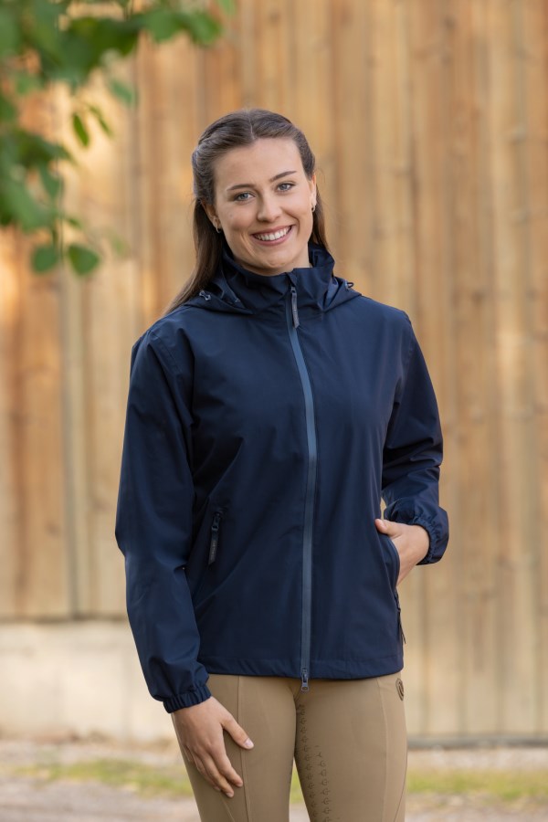 Covalliero Regnjakke - Navy - STR S