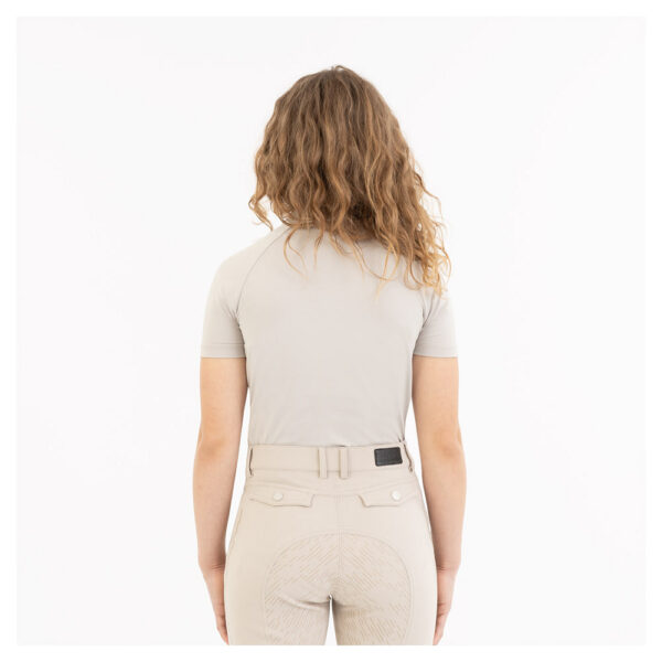 BR Iselin Junior Zip T-Shirt - Chateau Gray - Image 2