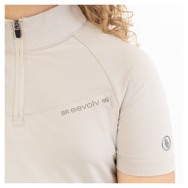 BR Iselin Junior Zip T-Shirt - Chateau Gray - Image 3