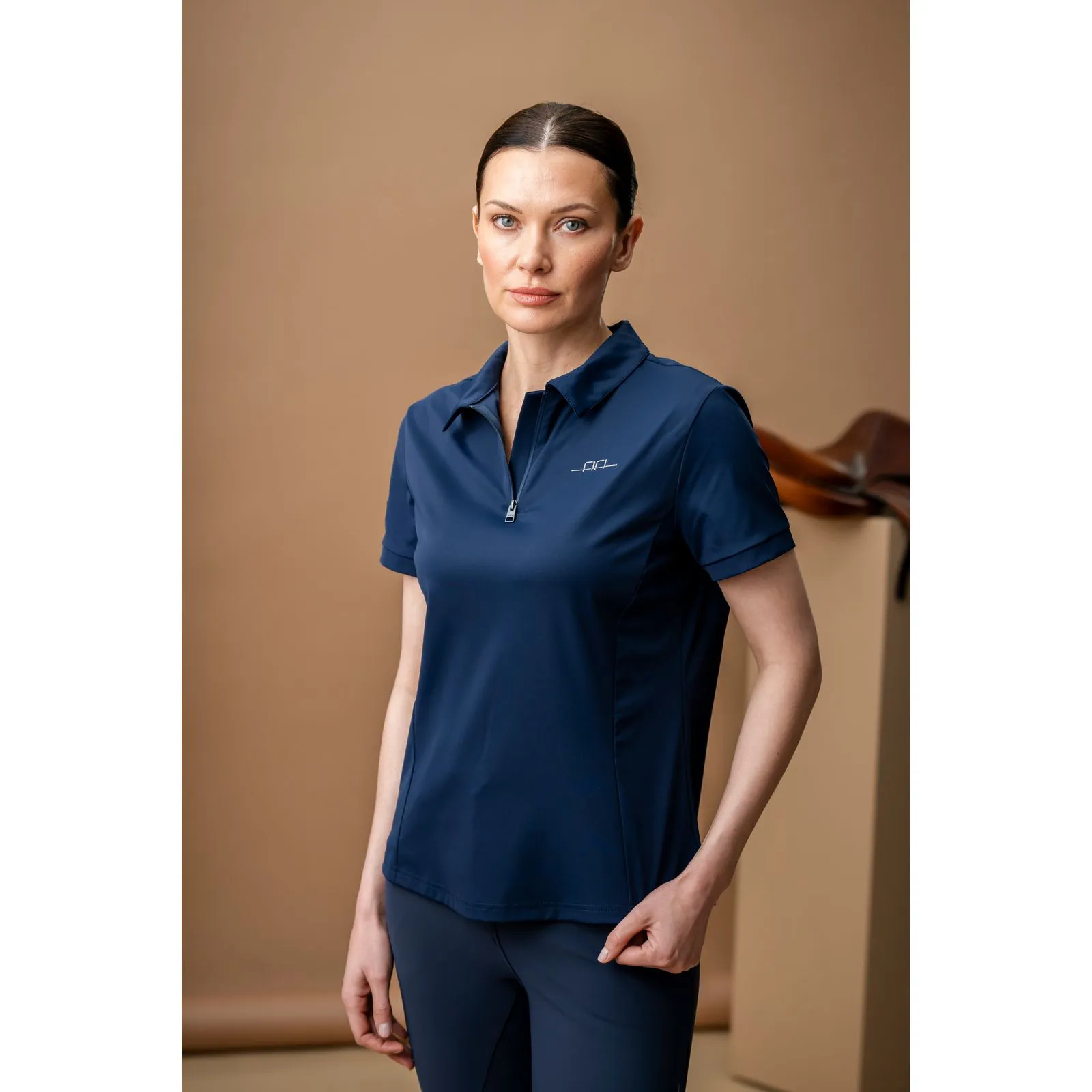 Horseware AA Alessia Polo - Navy - STR L