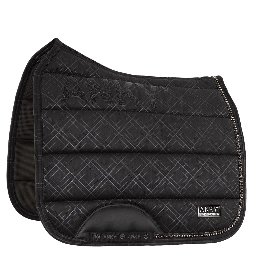 ANKY Glitter Dressur Underlag, Sort