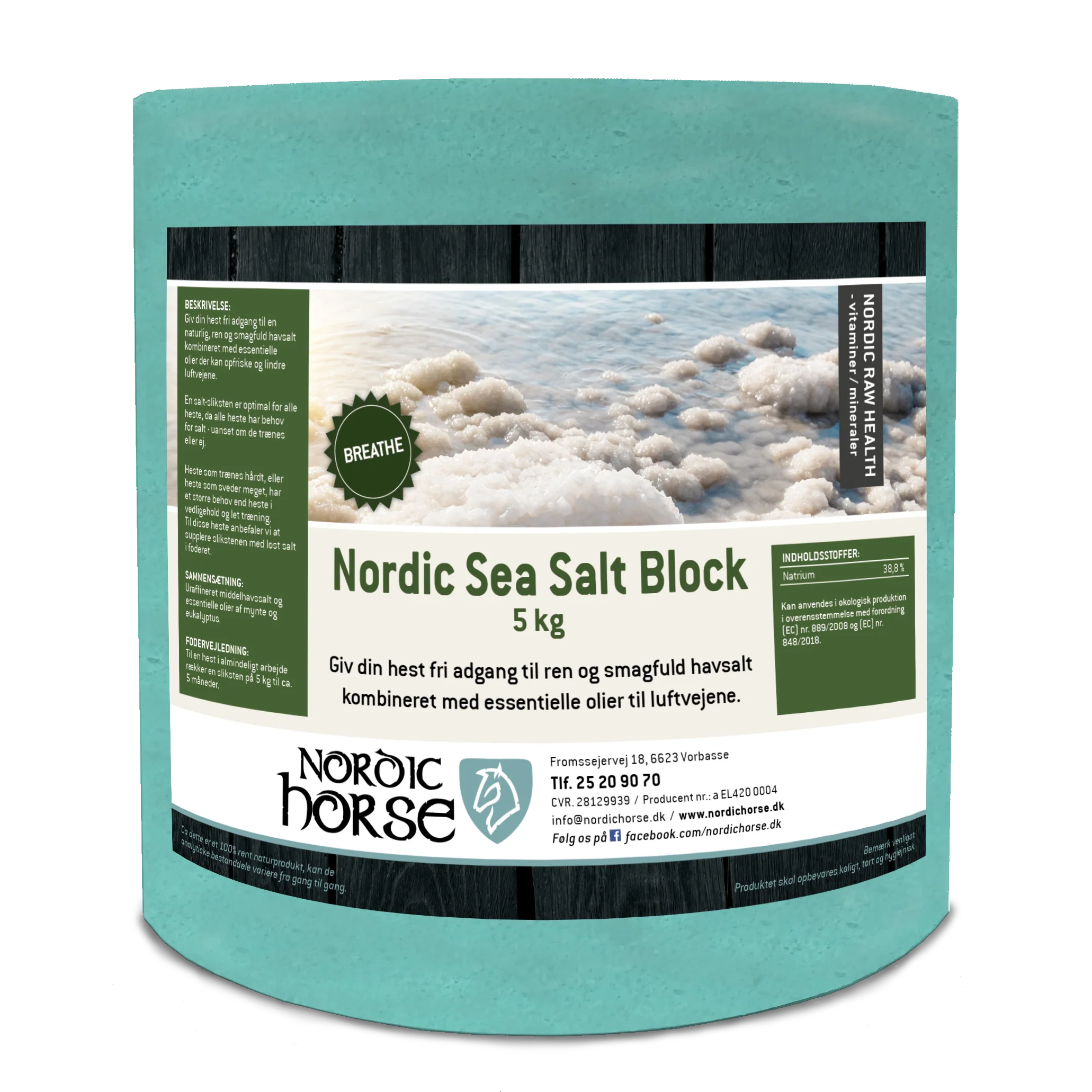 Nordic Sea Salt Block - Breathe (Kun afhentning i butikken)