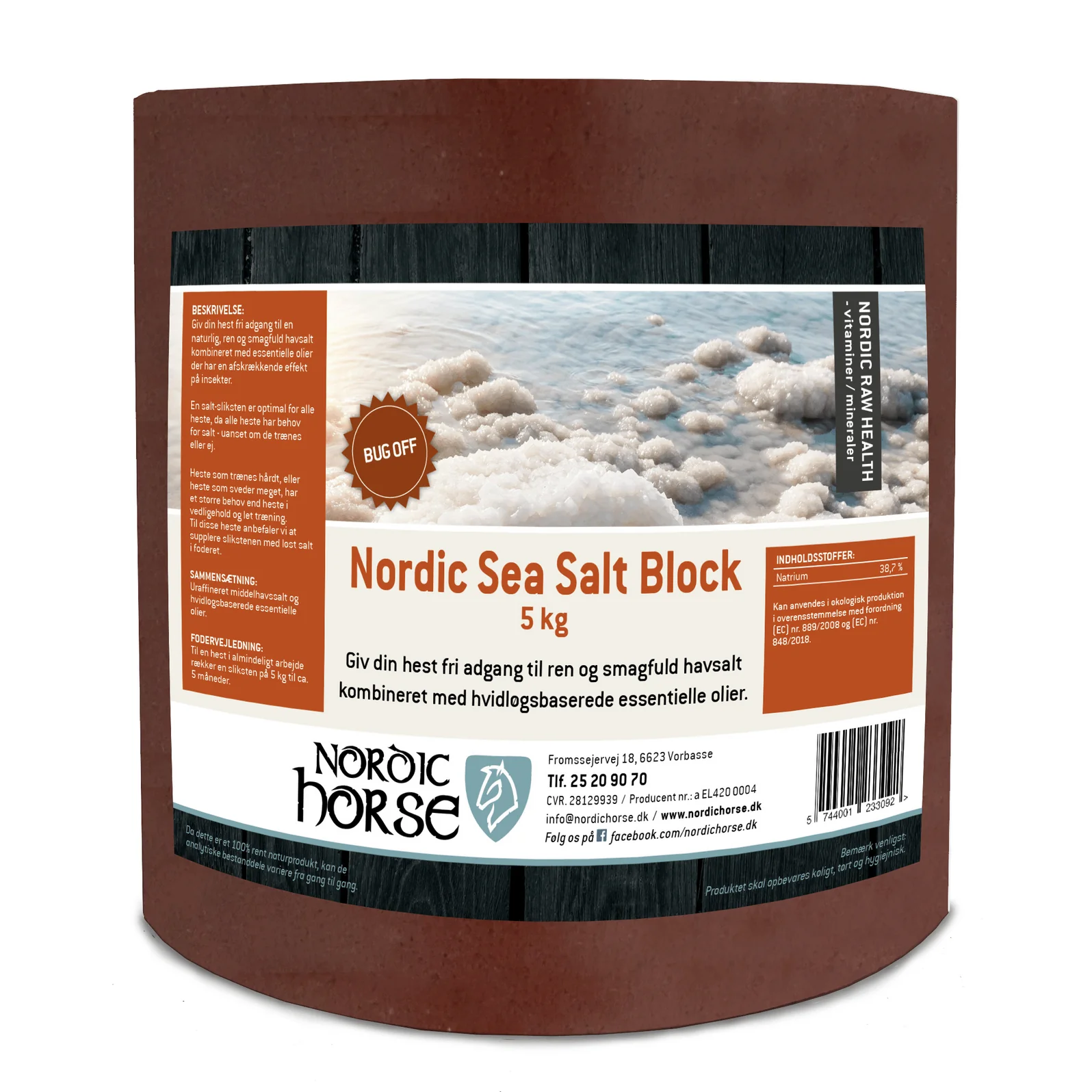 Nordic Sea Salt Block - Bug Off (Kun afhentning i butikken)