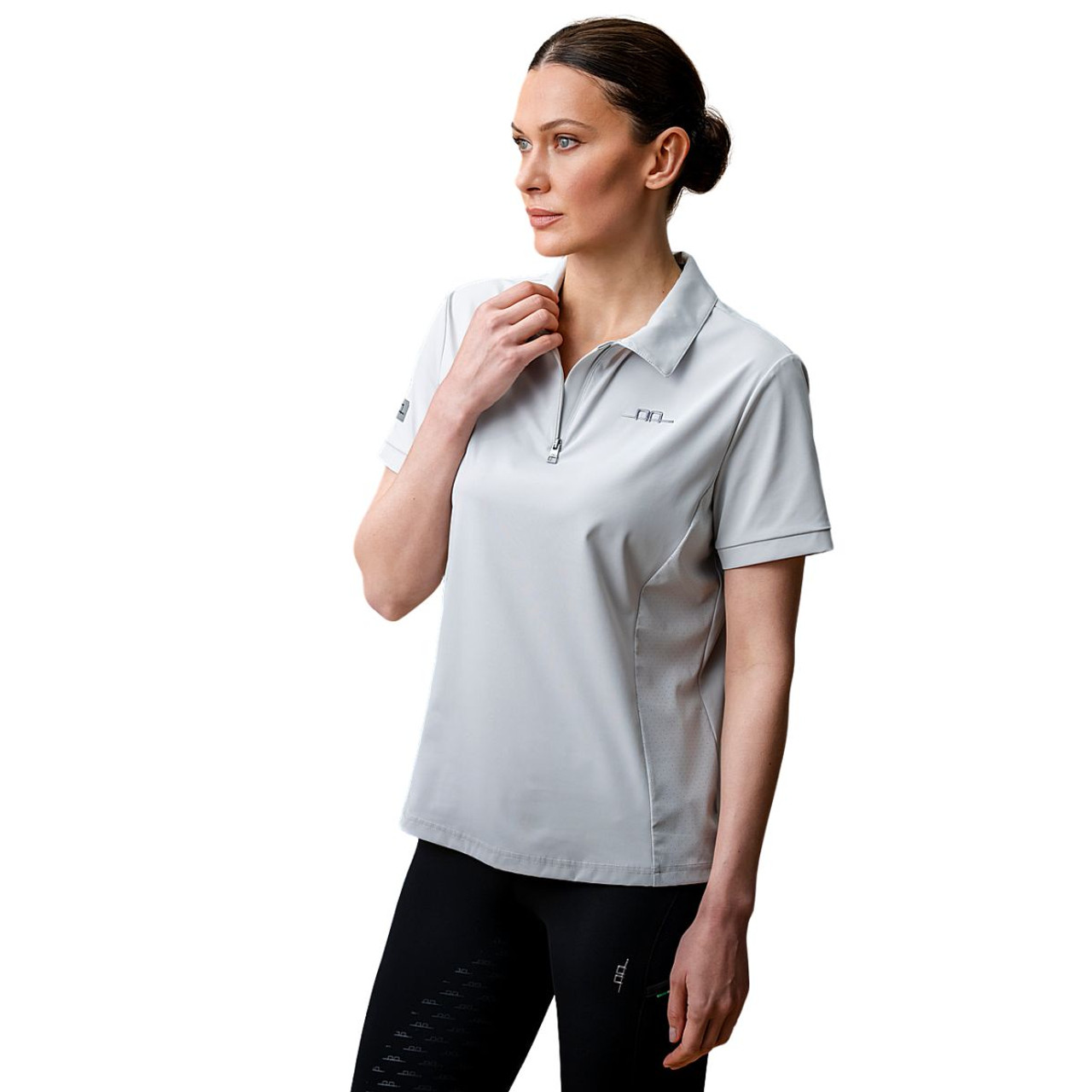 Horseware AA Alessia Polo - Light Grey - STR L