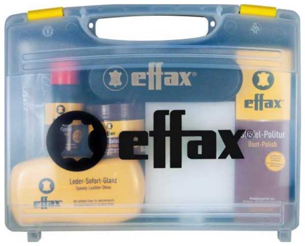 Effax sko- og læderpleje i rejsesæt