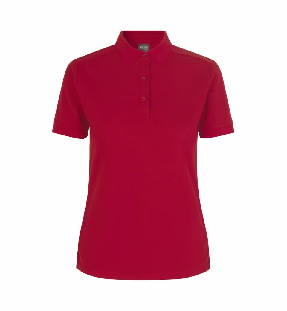 Teknisk Polo, Dame - Rød - STR L