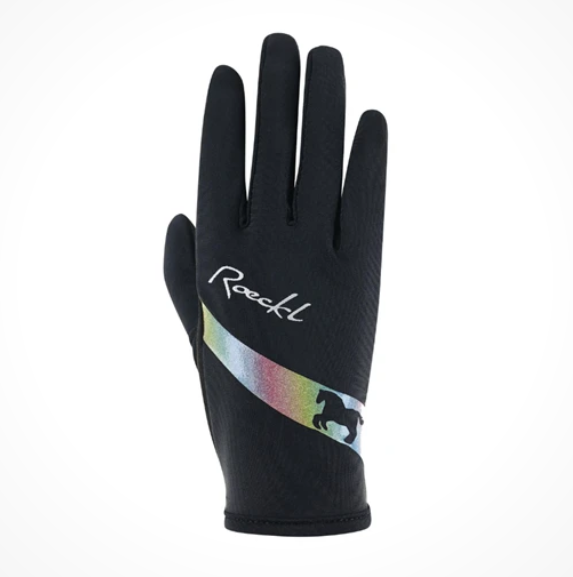 Roeckl Kapriole Junior Ridehandsker - STR 4 - BLÅ